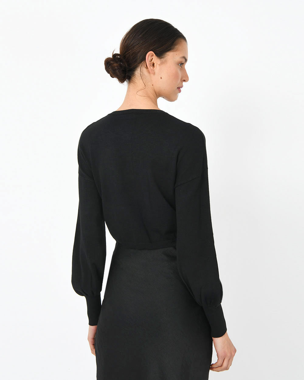 Femi Balloon Sleeve Cardigan