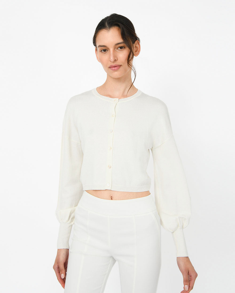 Femi Balloon Sleeve Cardigan