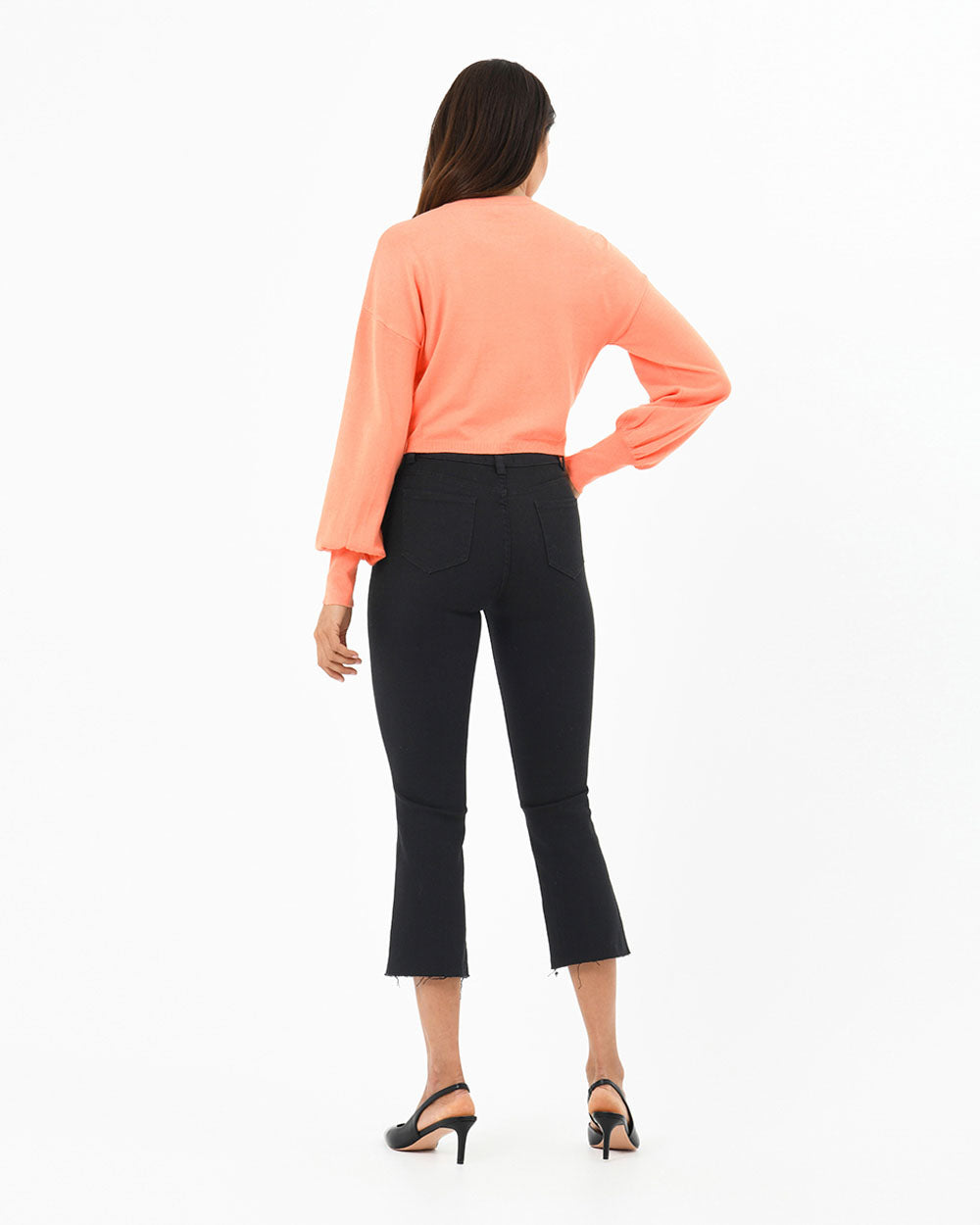Femi Balloon Sleeve Cardigan