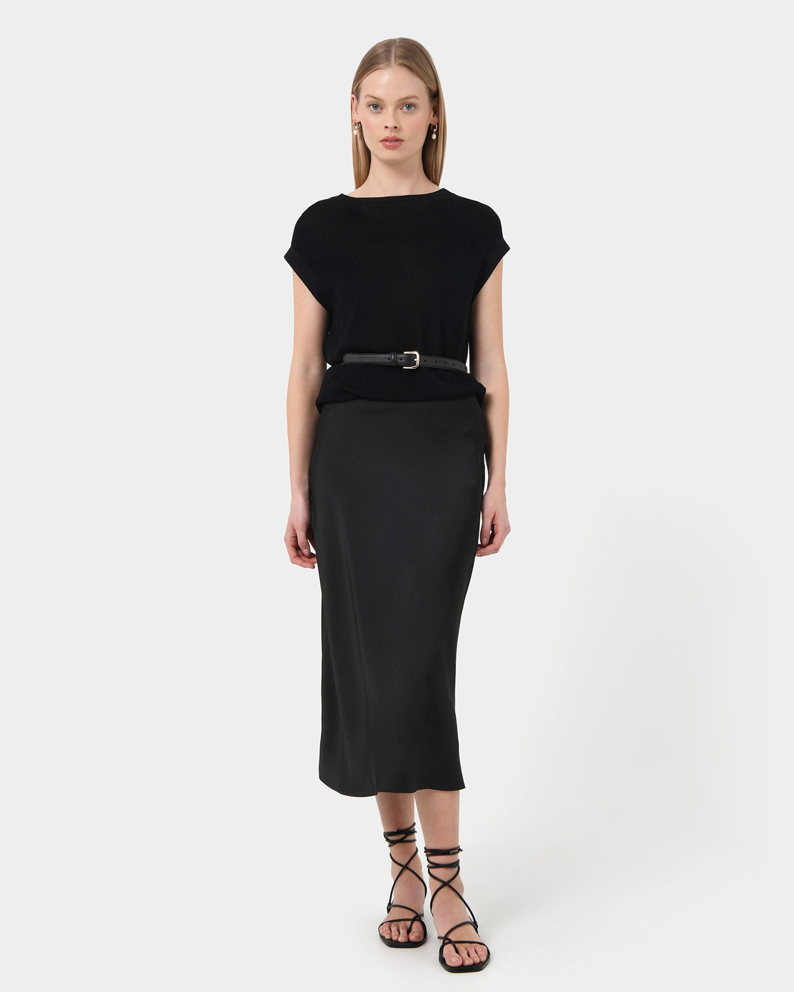 Milano Melange Knit Top