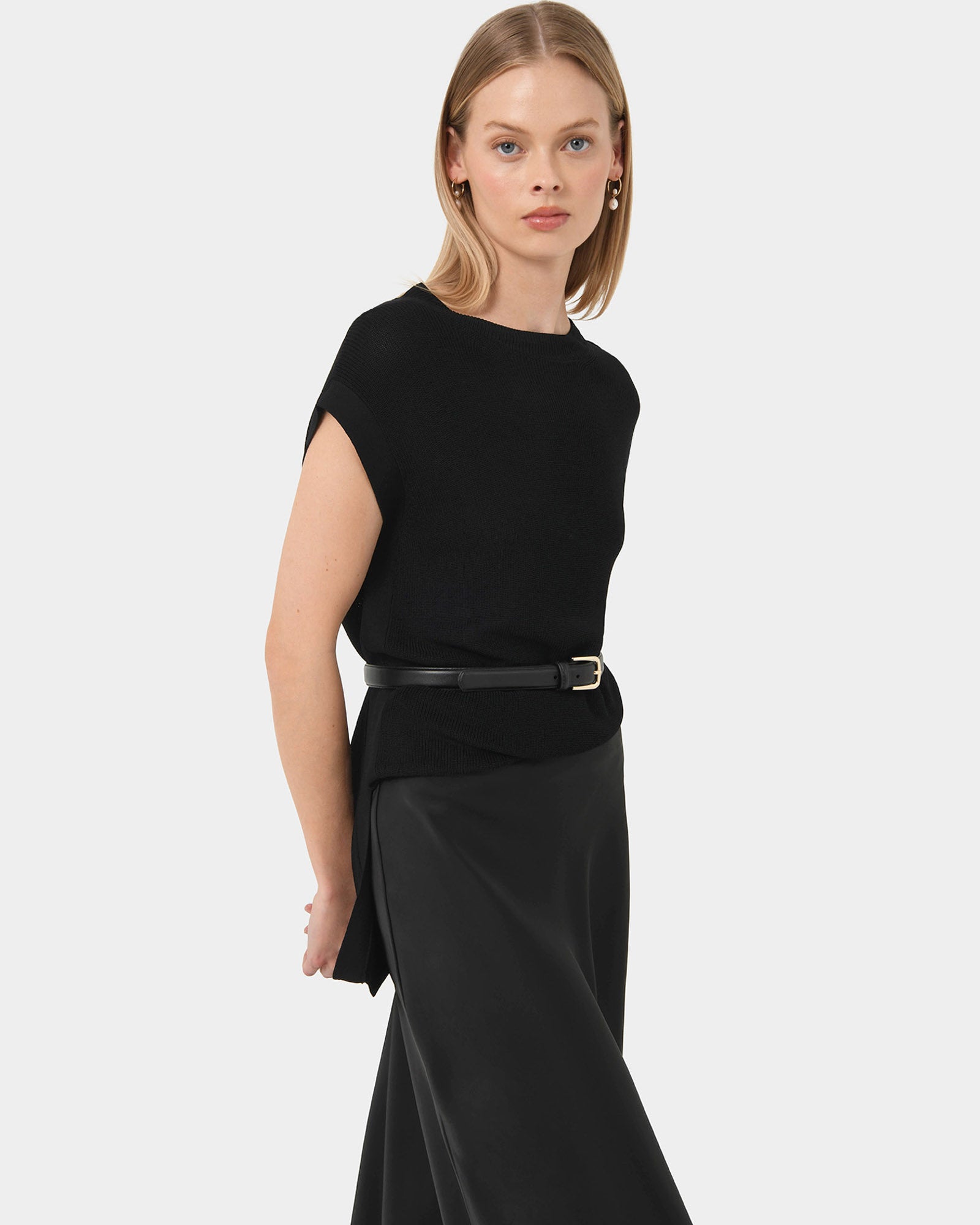 Milano Melange Knit Top
