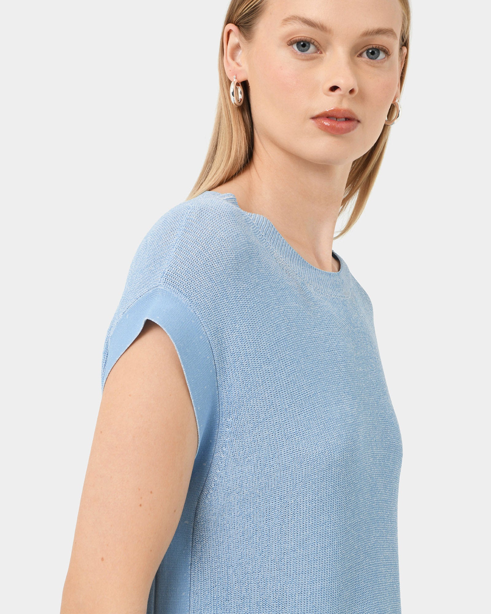 Milano Melange Knit Top