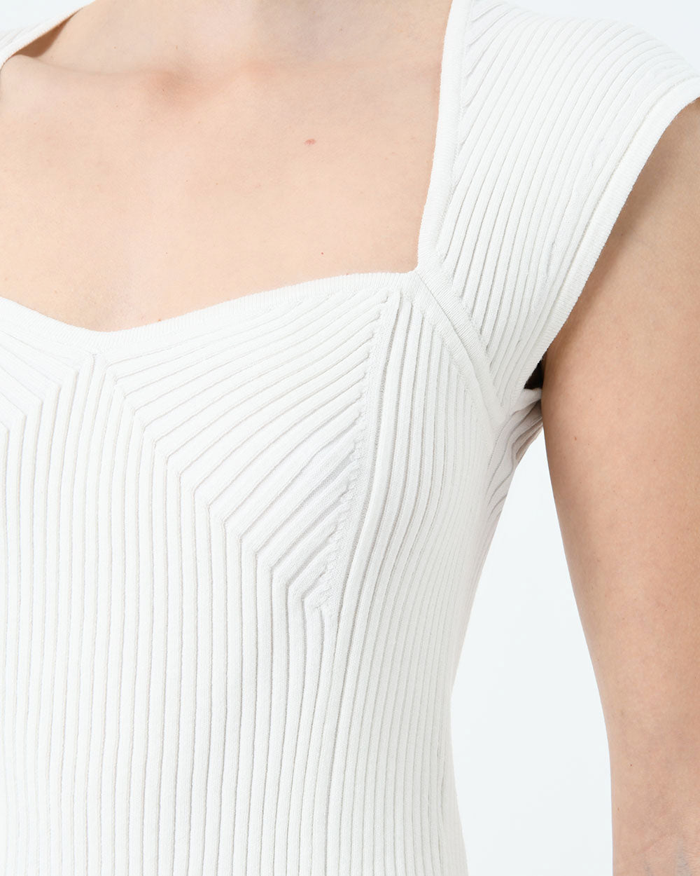 Mara Heart Neck Knit Top