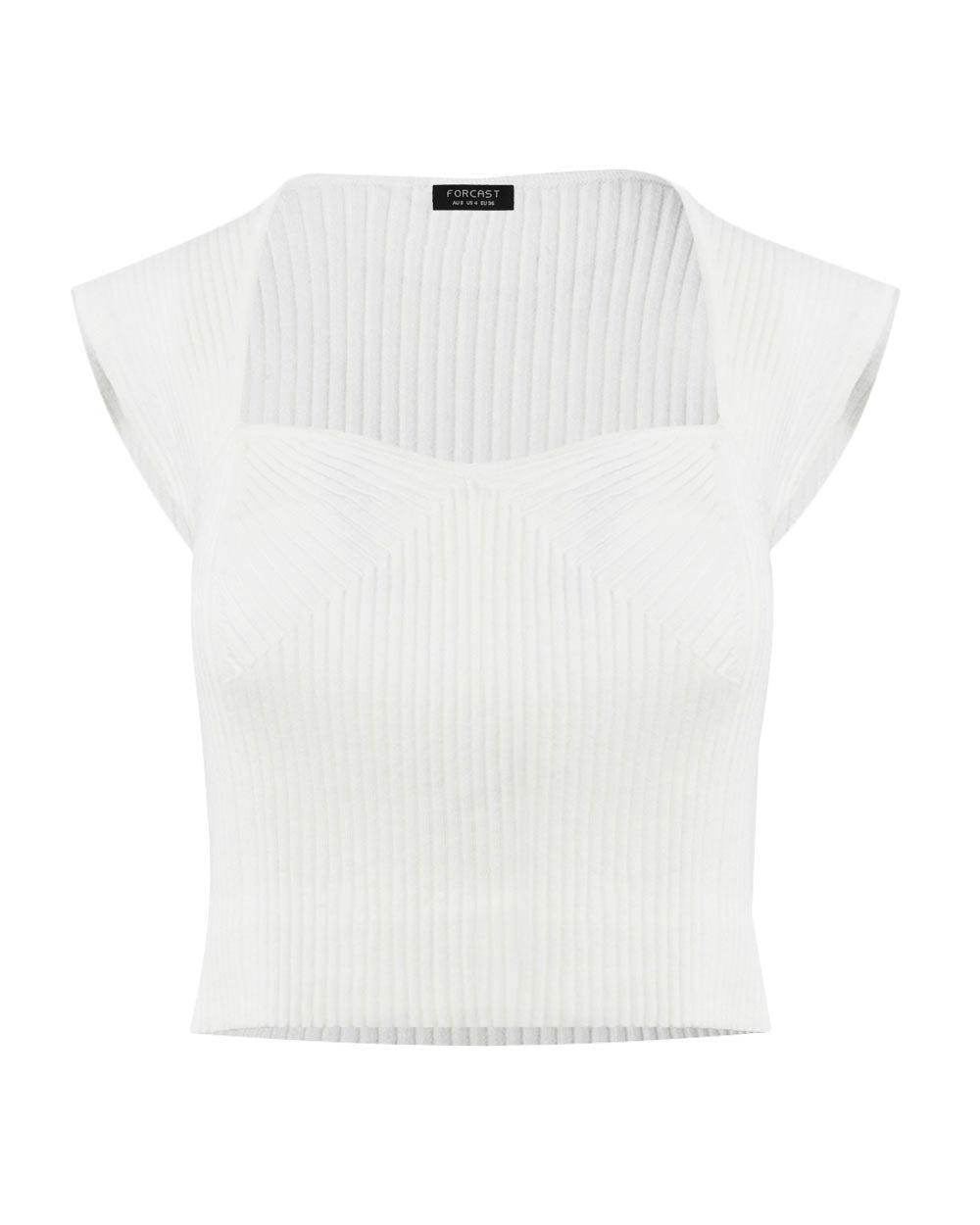 Mara Heart Neck Knit Top