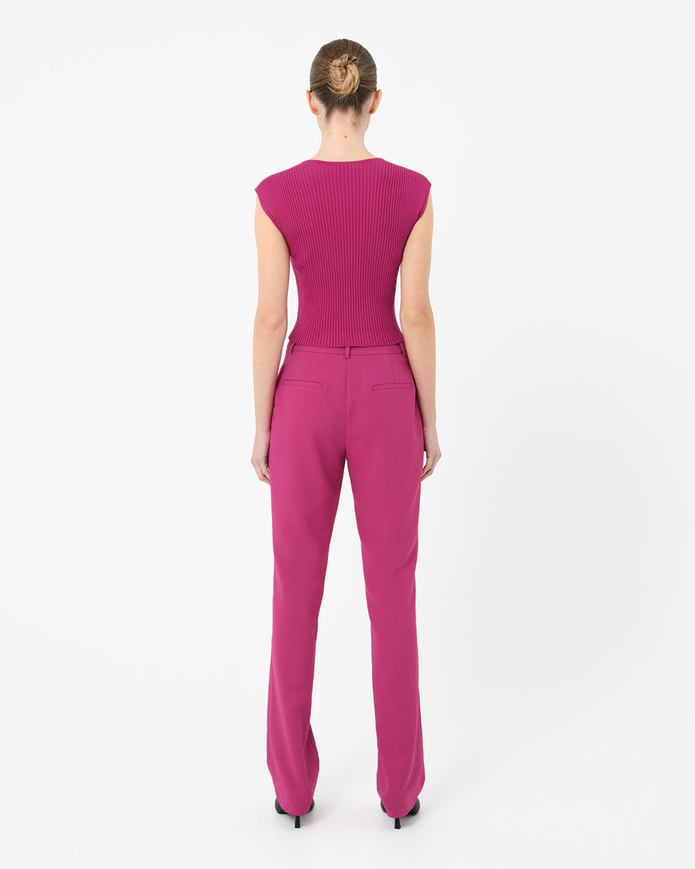 Mara Heart Neck Knit Top