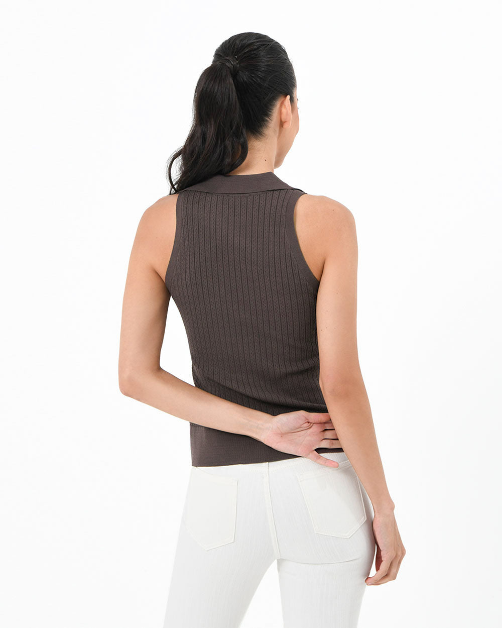 Eilish V-Neck Collared Knit