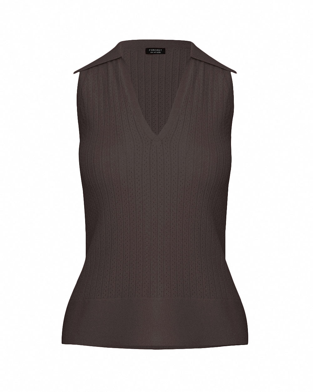 Eilish V-Neck Collared Knit