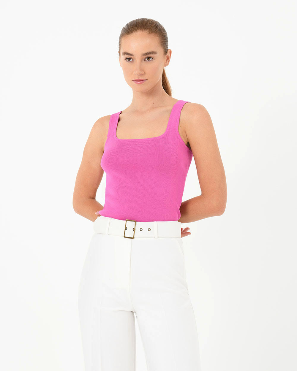 Miami Cropped Knit Top