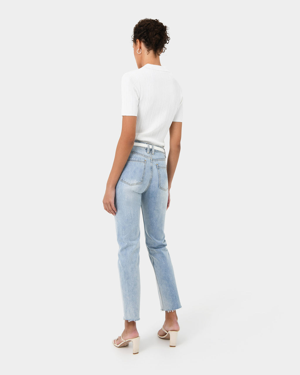 Cosette Rib Polo Knit