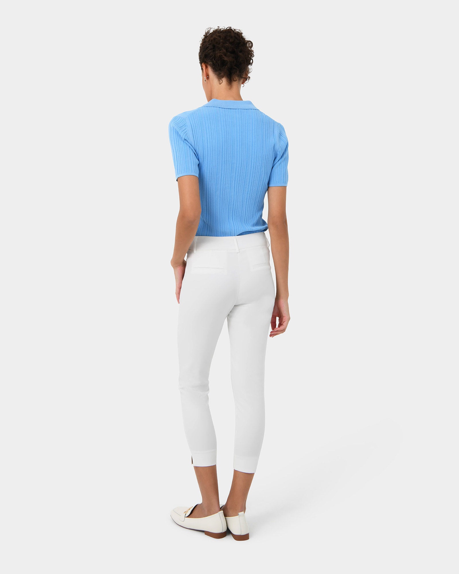 Cosette Rib Polo Knit