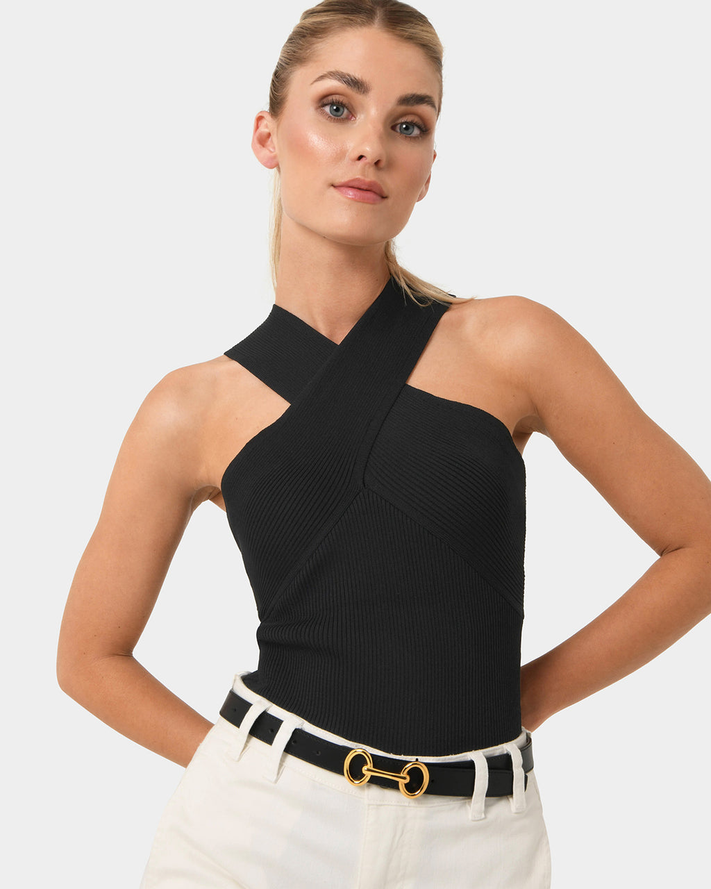 Zion Halterneck Knit Top