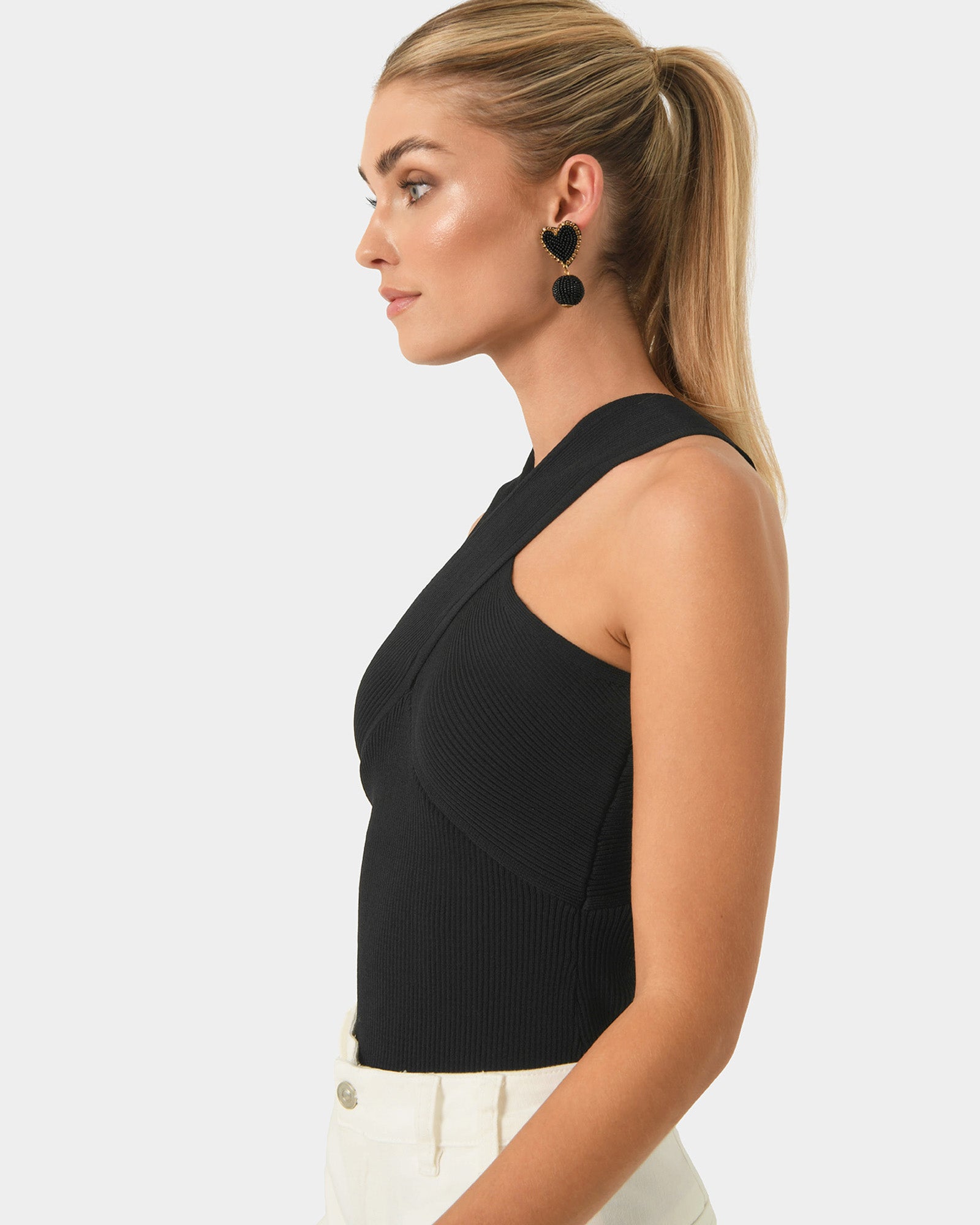 Zion Halterneck Knit Top