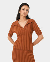 Manhattan Polo Knit Top