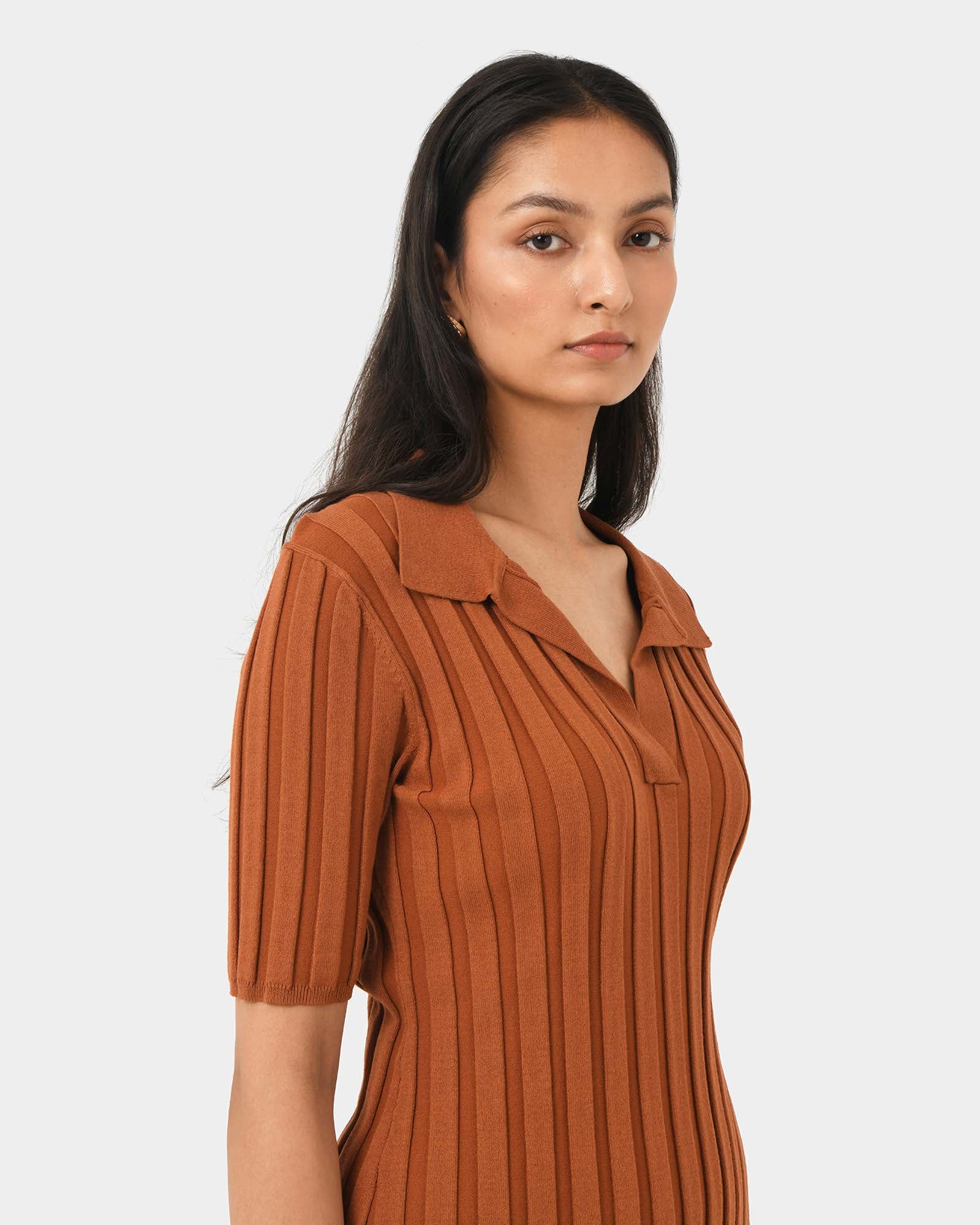 Manhattan Polo Knit Top