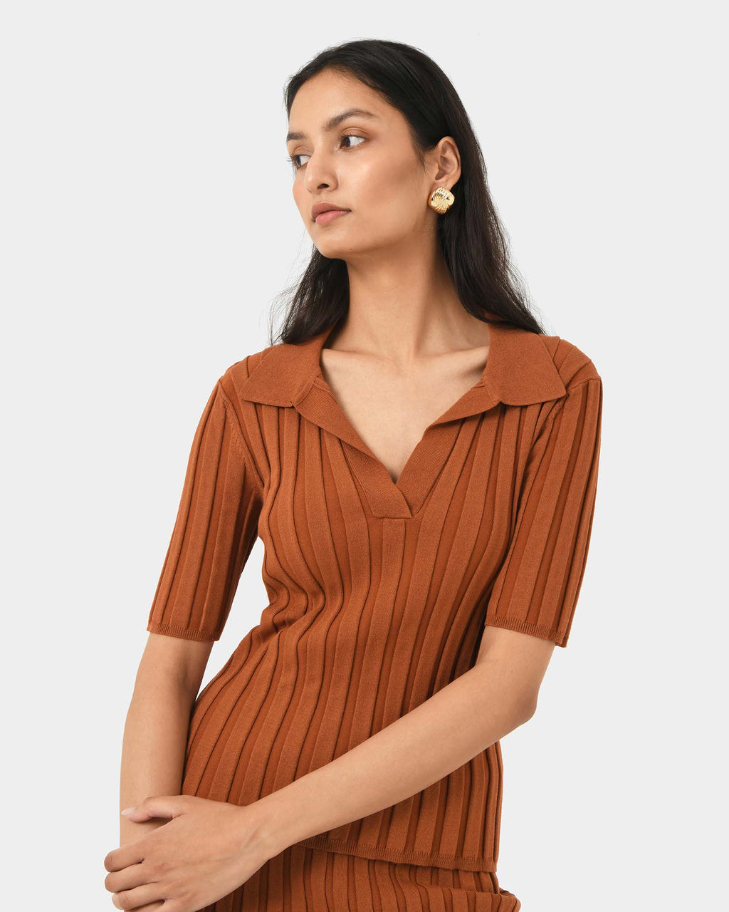 Manhattan Polo Knit Top