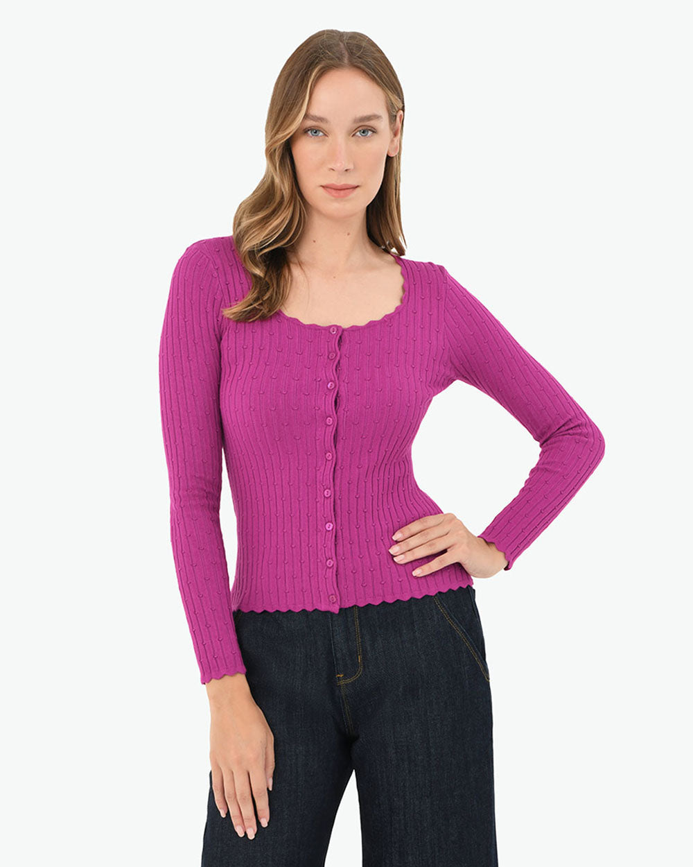 Kasey Scoop Knit Top