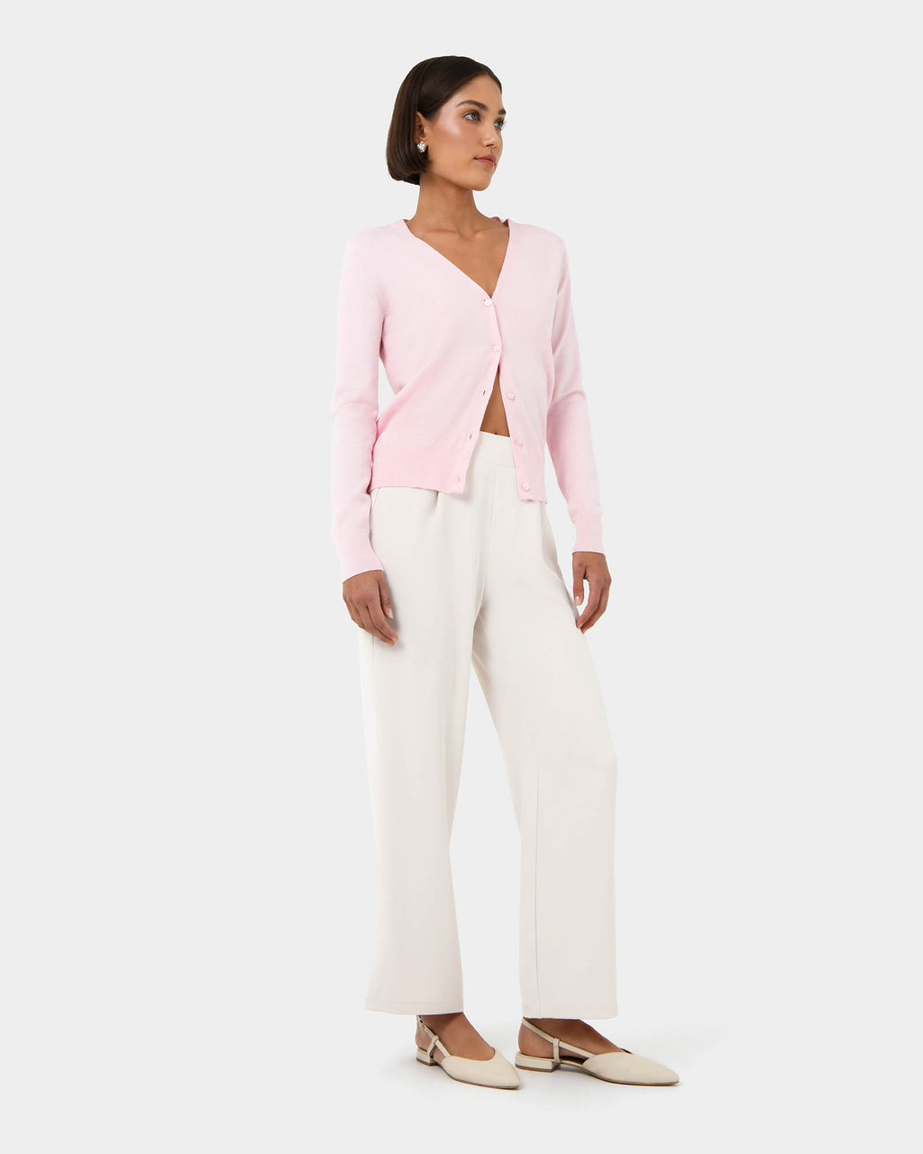 Nicolette V-Neck Knit Cardigan