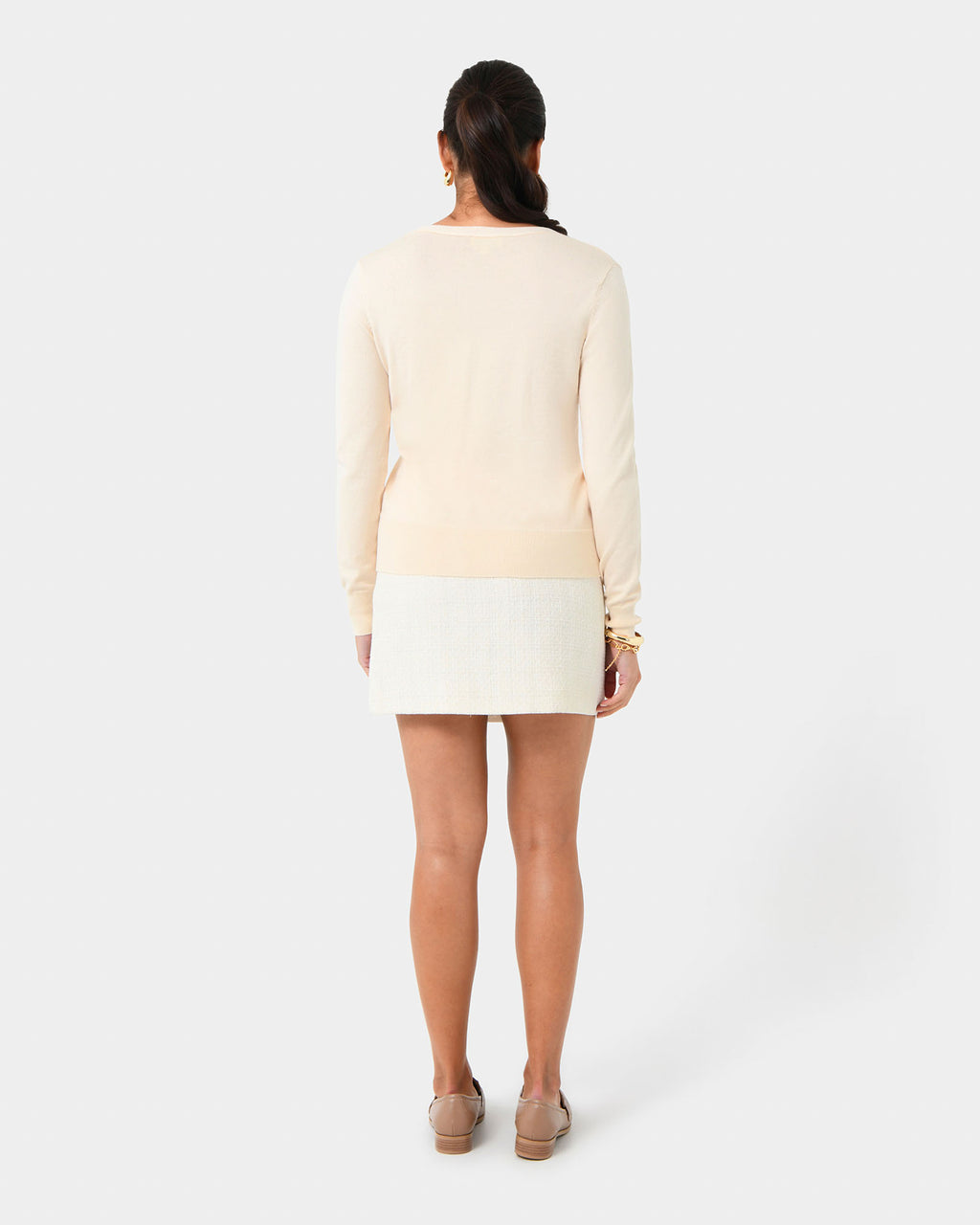 Nicolette V-Neck Knit Cardigan