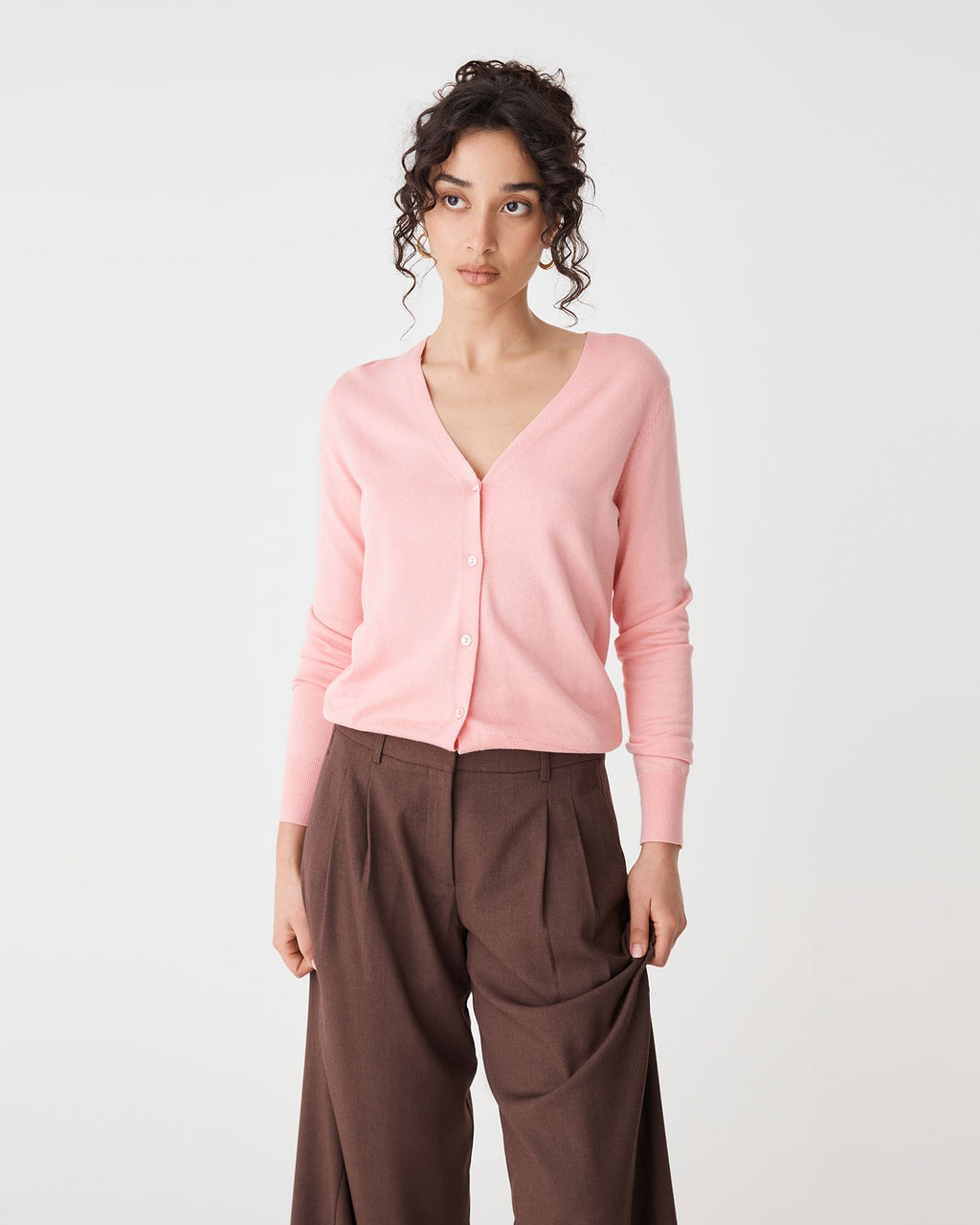 Nicolette V-Neck Knit Cardigan