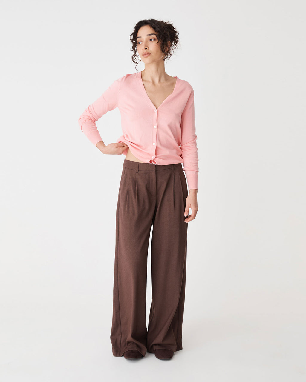 Nicolette V-Neck Knit Cardigan