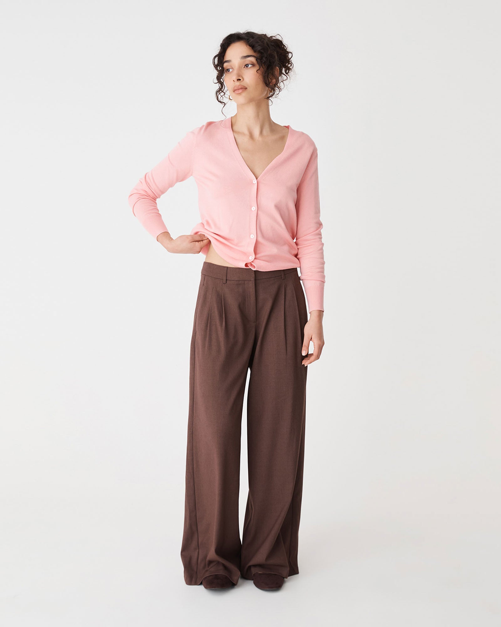 Nicolette V-Neck Knit Cardigan