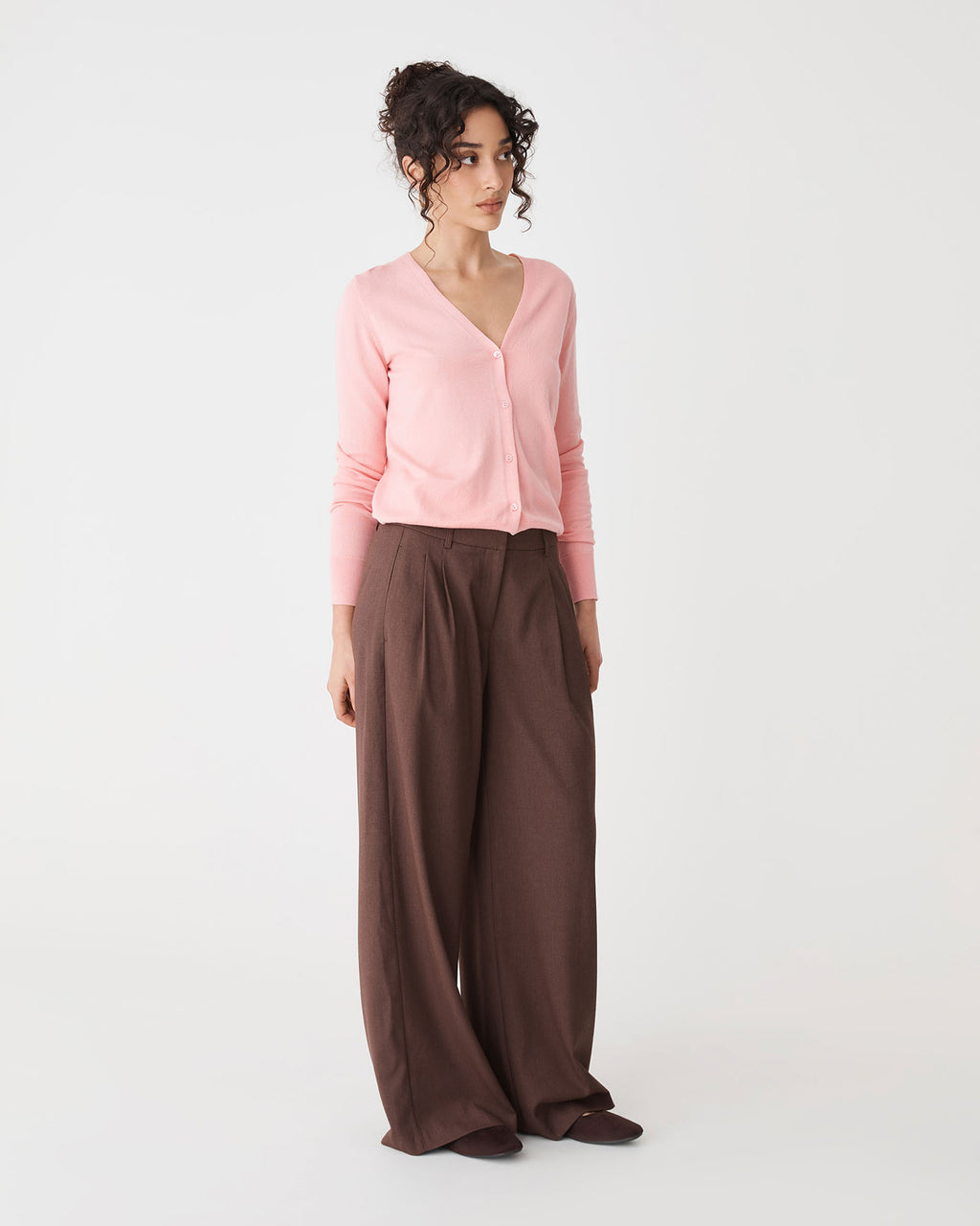 Nicolette V-Neck Knit Cardigan