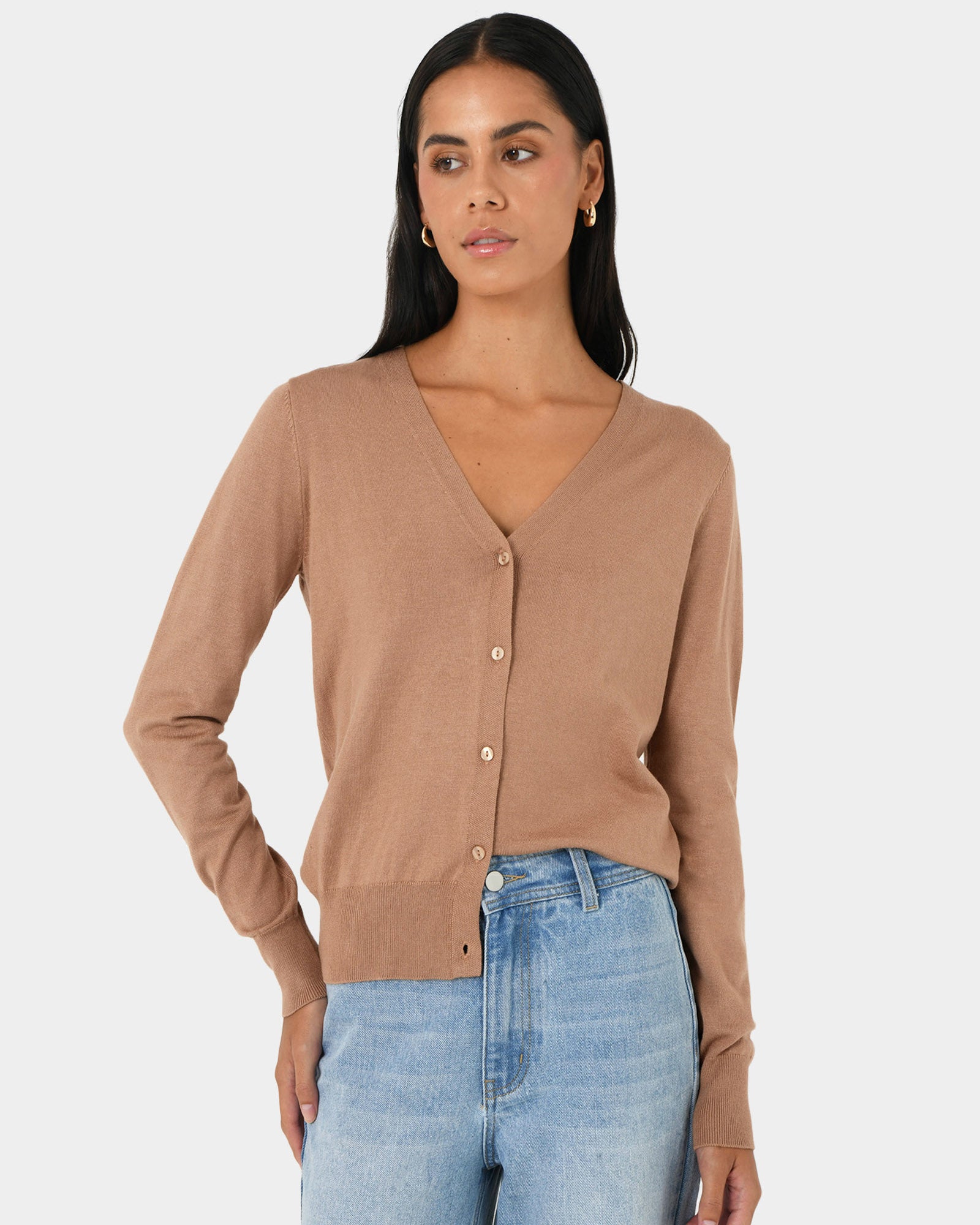 Nicolette V-Neck Knit Cardigan