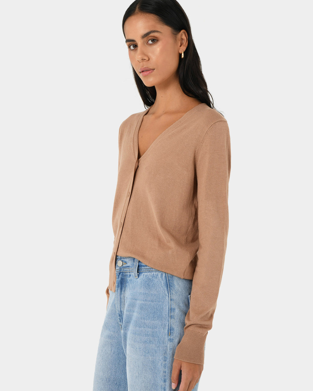 Nicolette V-Neck Knit Cardigan