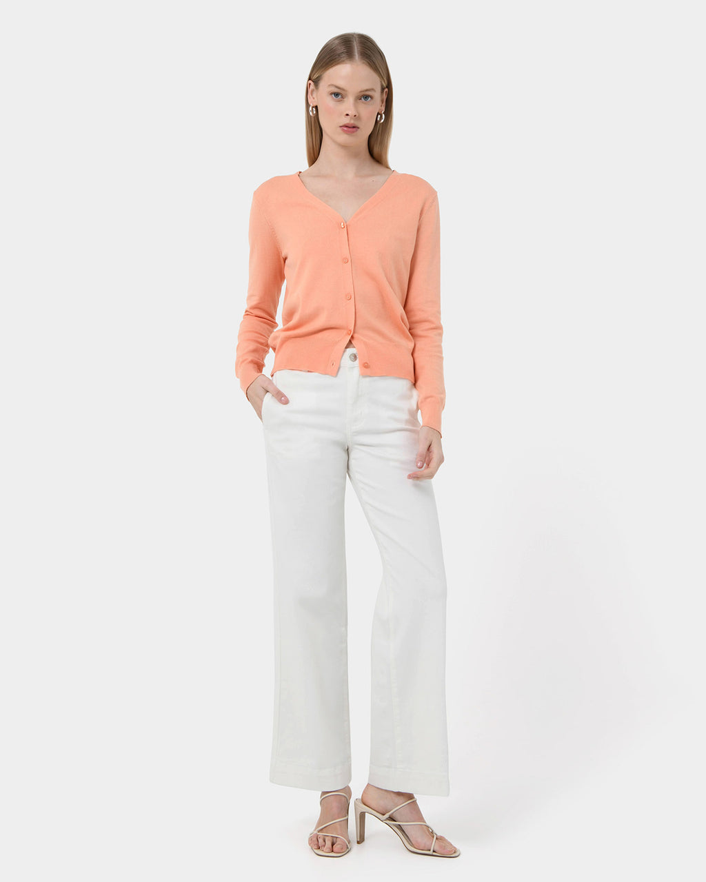 Nicolette V-Neck Knit Cardigan