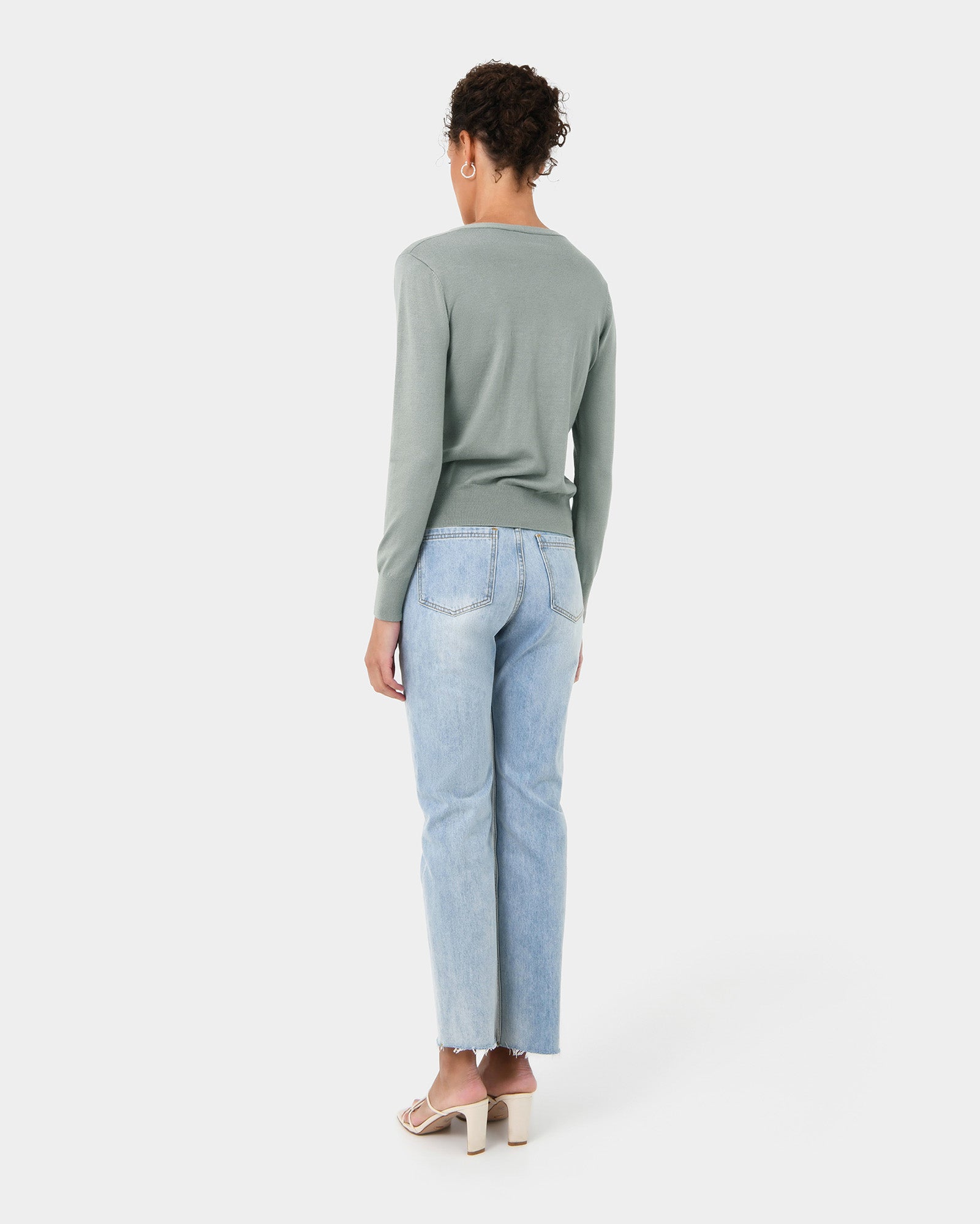 Nicolette V-Neck Knit Cardigan