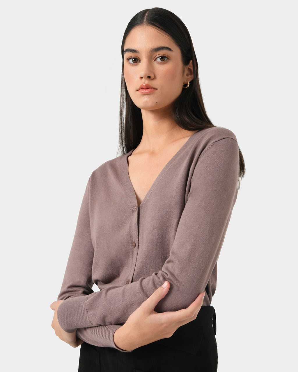 Nicolette V-Neck Knit Cardigan