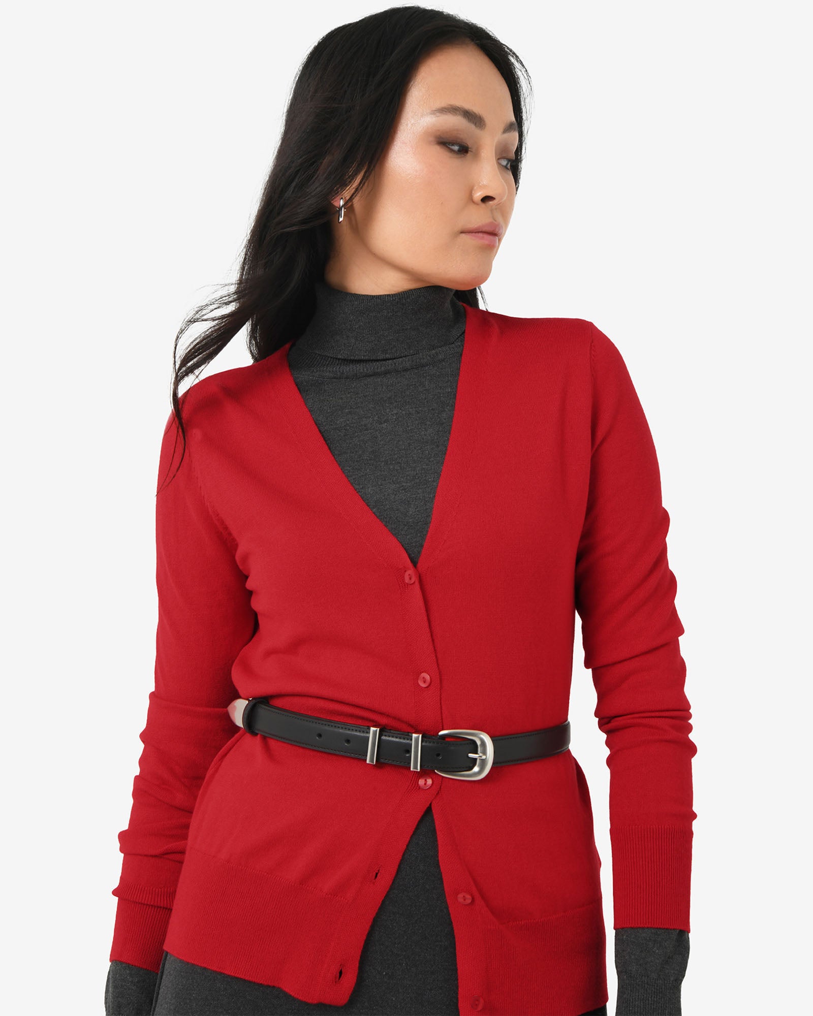 Nicolette V-Neck Knit Cardigan