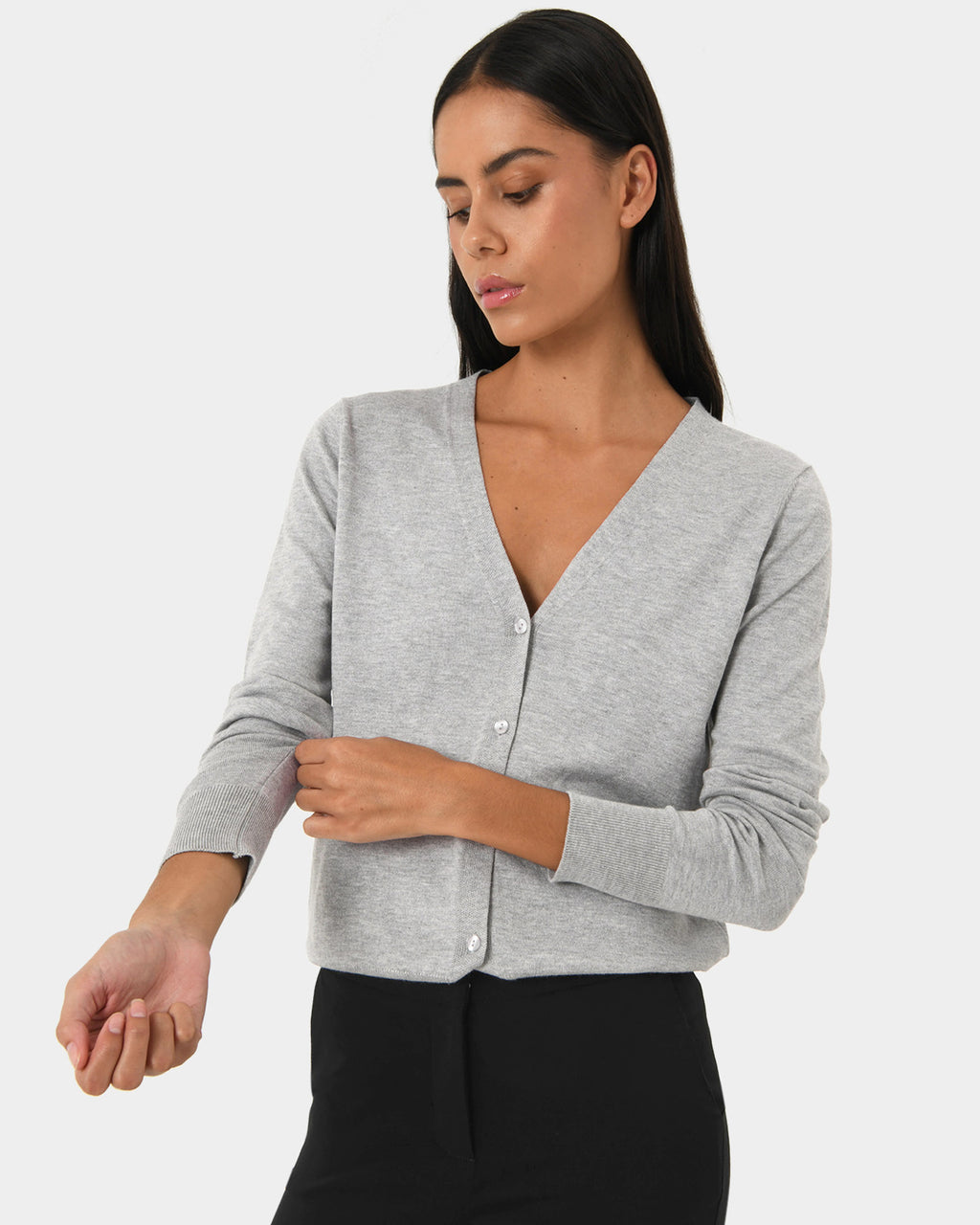 Nicolette V-Neck Knit Cardigan