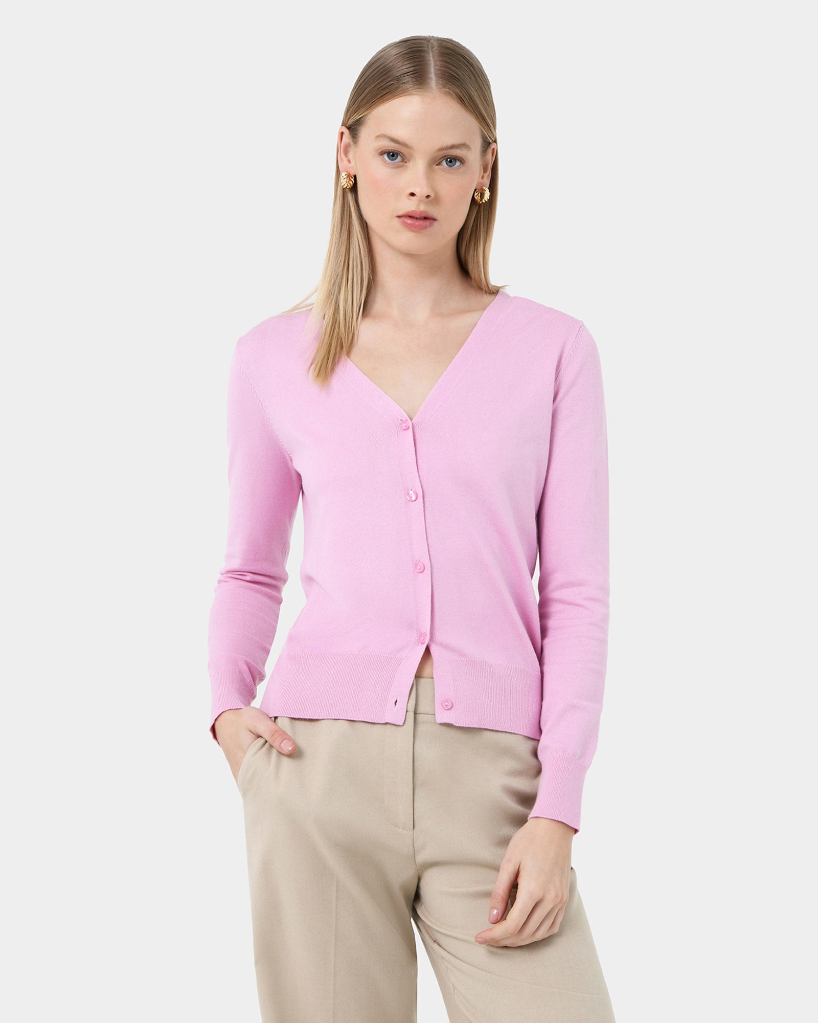 Nicolette V-Neck Knit Cardigan