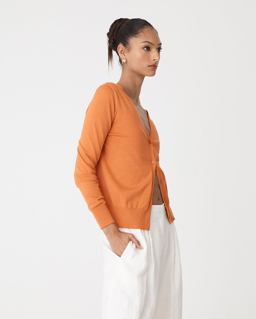 Nicolette V-Neck Knit Cardigan
