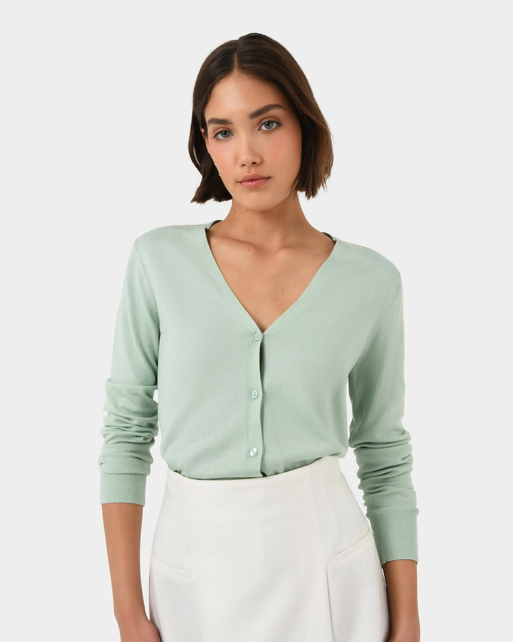 Nicolette V-Neck Knit Cardigan