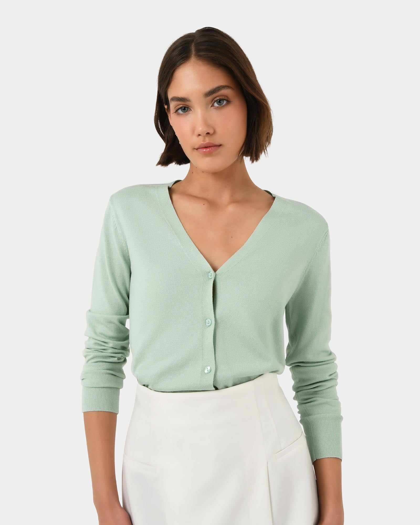 Nicolette V-Neck Knit Cardigan