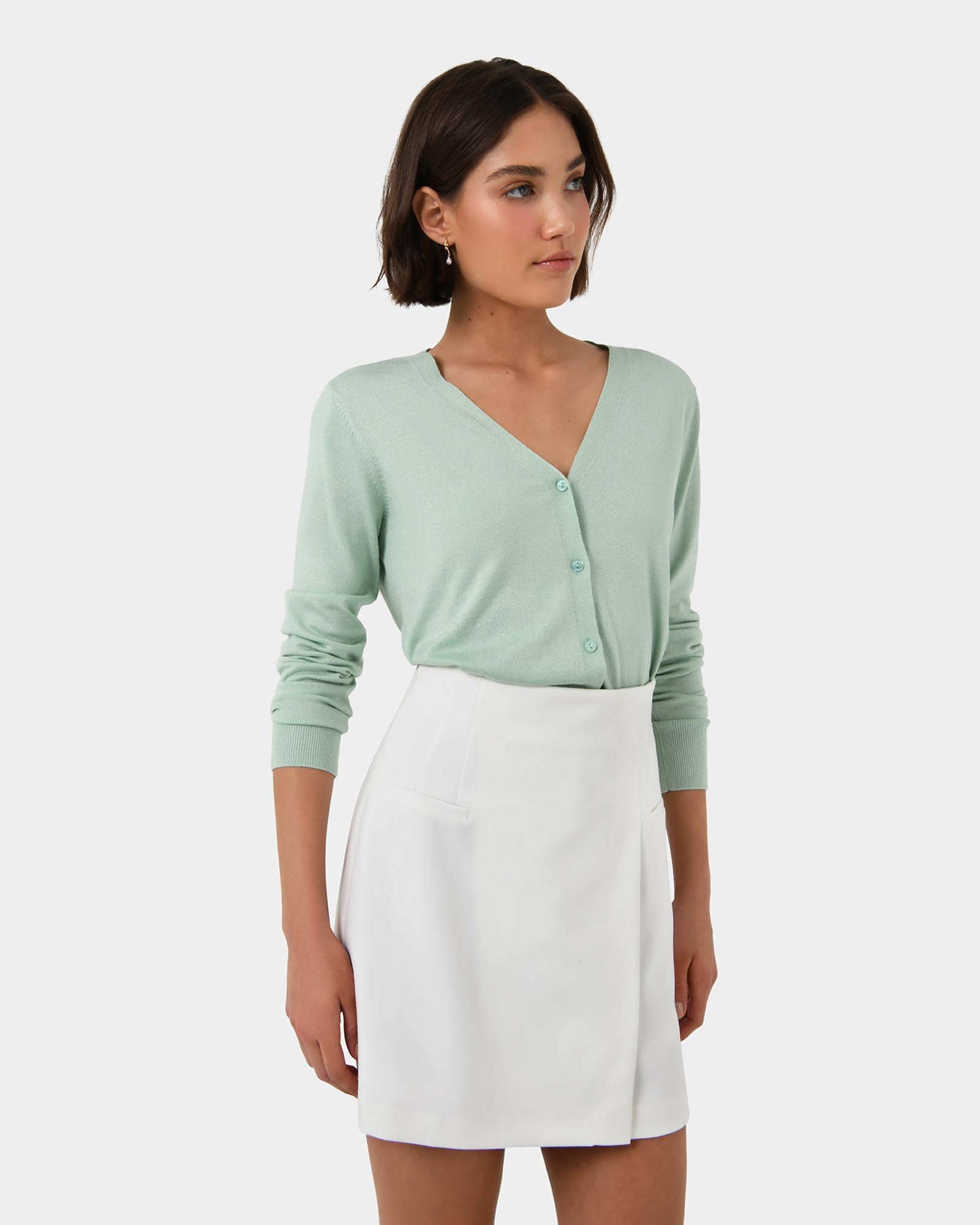 Nicolette V-Neck Knit Cardigan