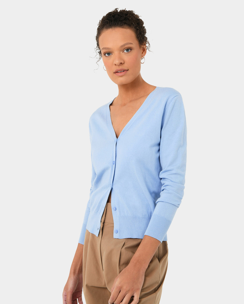 Nicolette V-Neck Knit Cardigan
