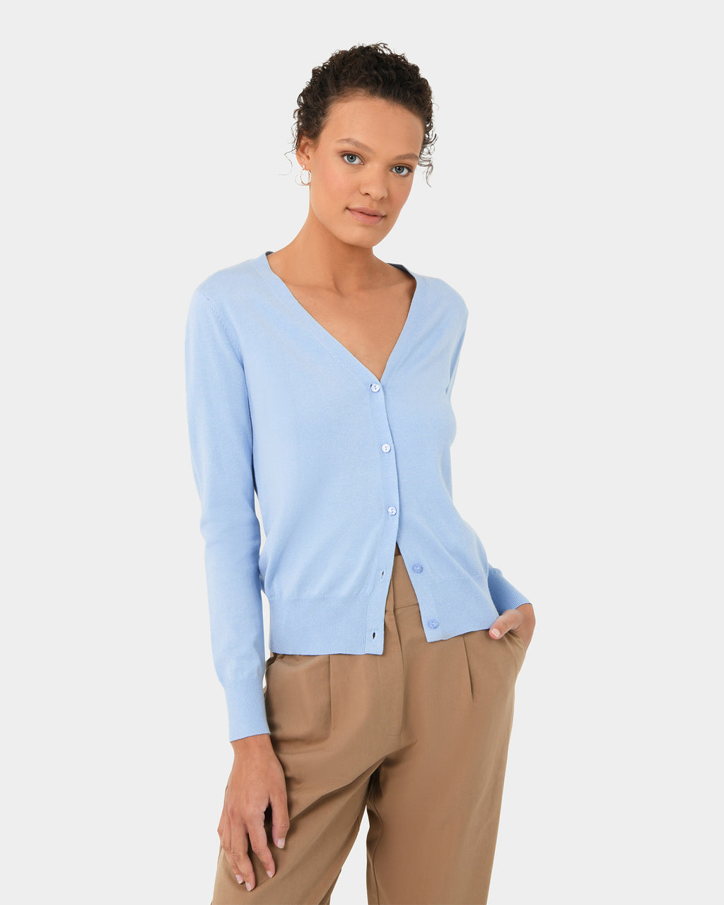 Nicolette V-Neck Knit Cardigan
