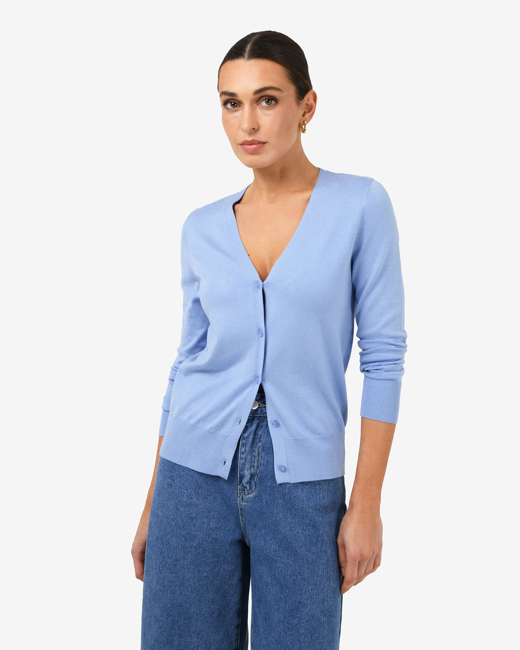 Nicolette V-Neck Knit Cardigan