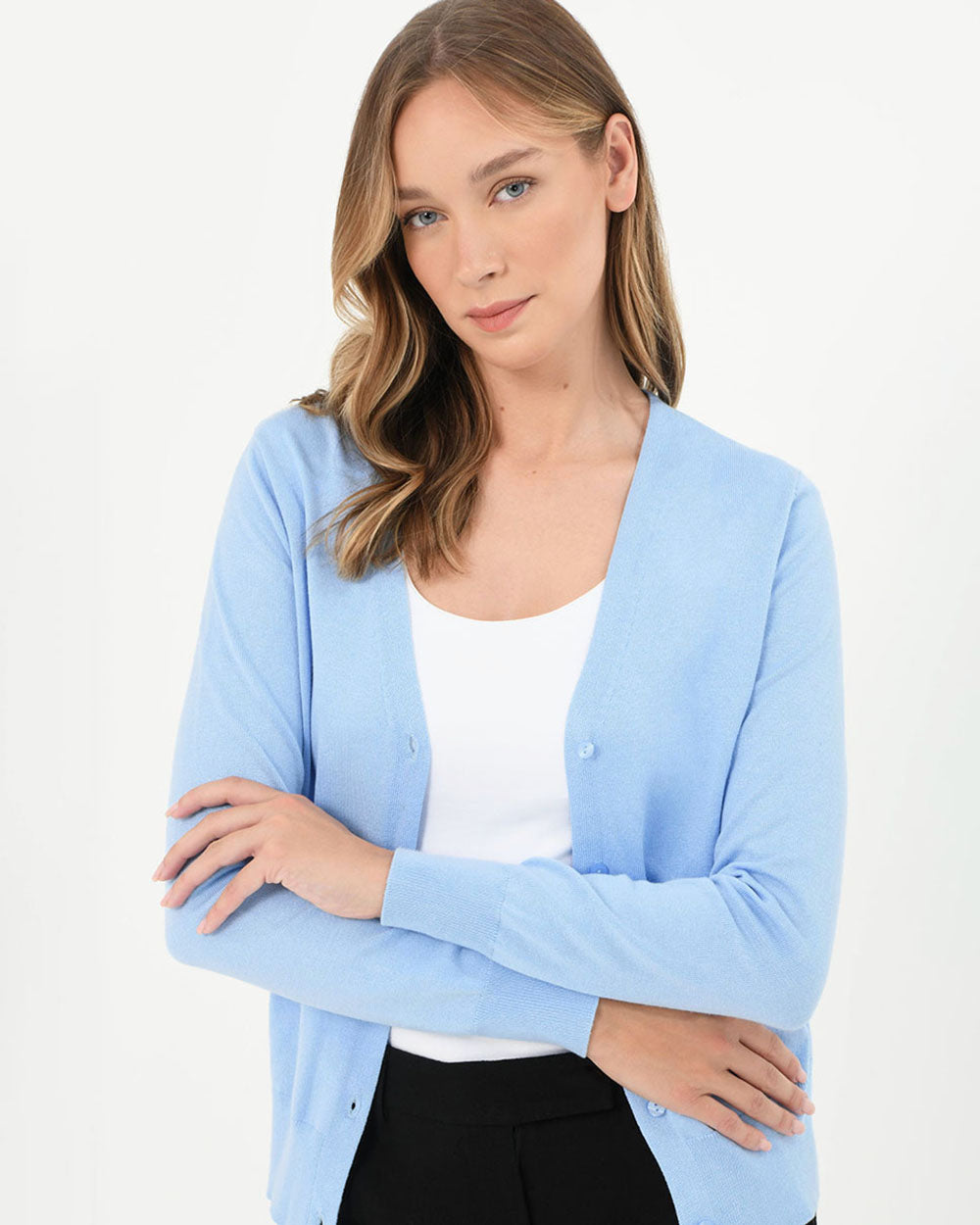 Nicolette V-Neck Knit Cardigan