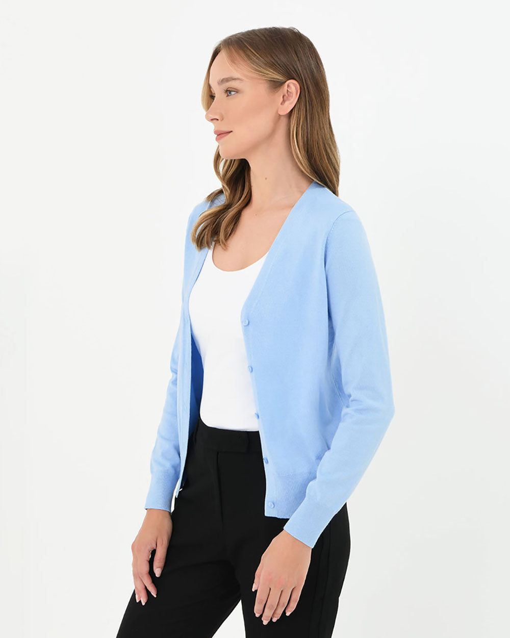 Nicolette V-Neck Knit Cardigan