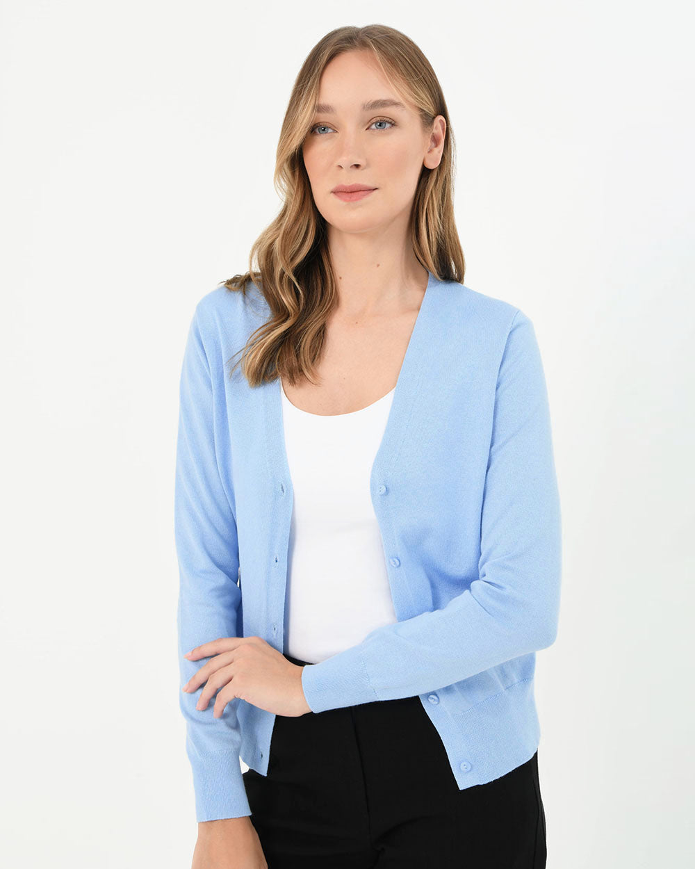 Nicolette V-Neck Knit Cardigan