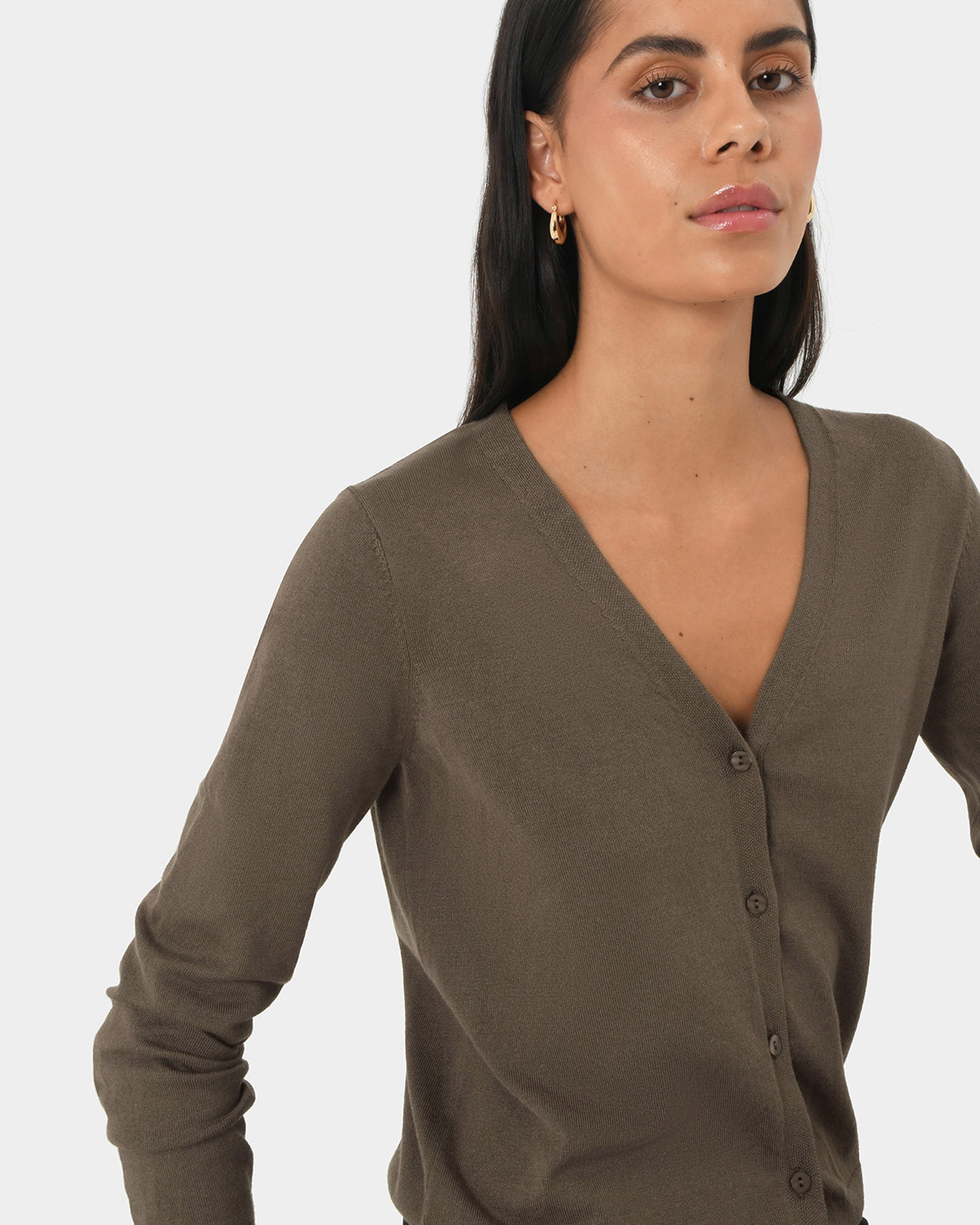 Nicolette V-Neck Knit Cardigan