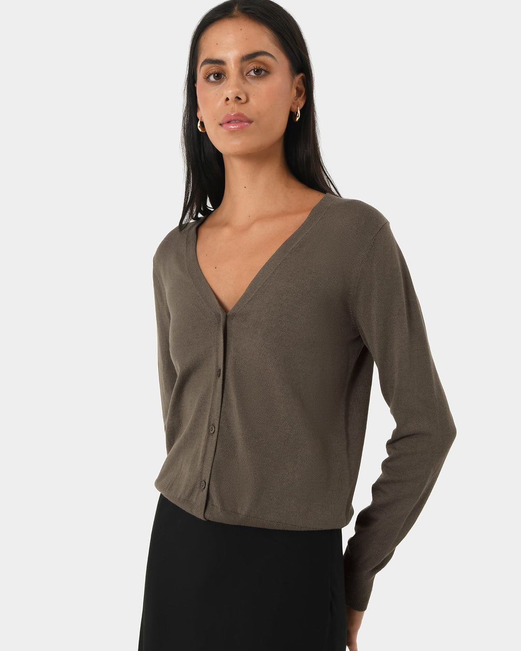 Nicolette V-Neck Knit Cardigan