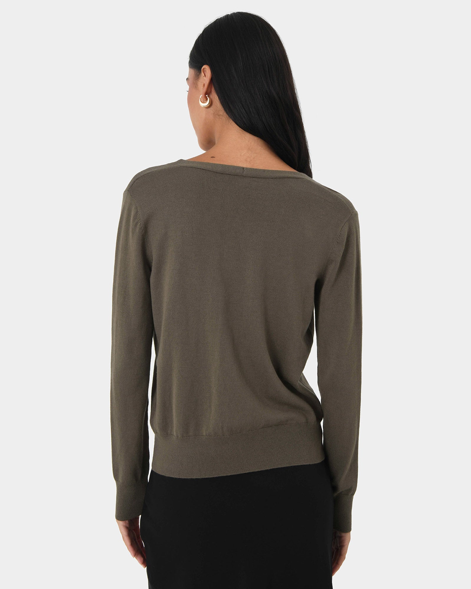 Nicolette V-Neck Knit Cardigan