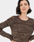 Austin Mixed Yarn Crop Knit
