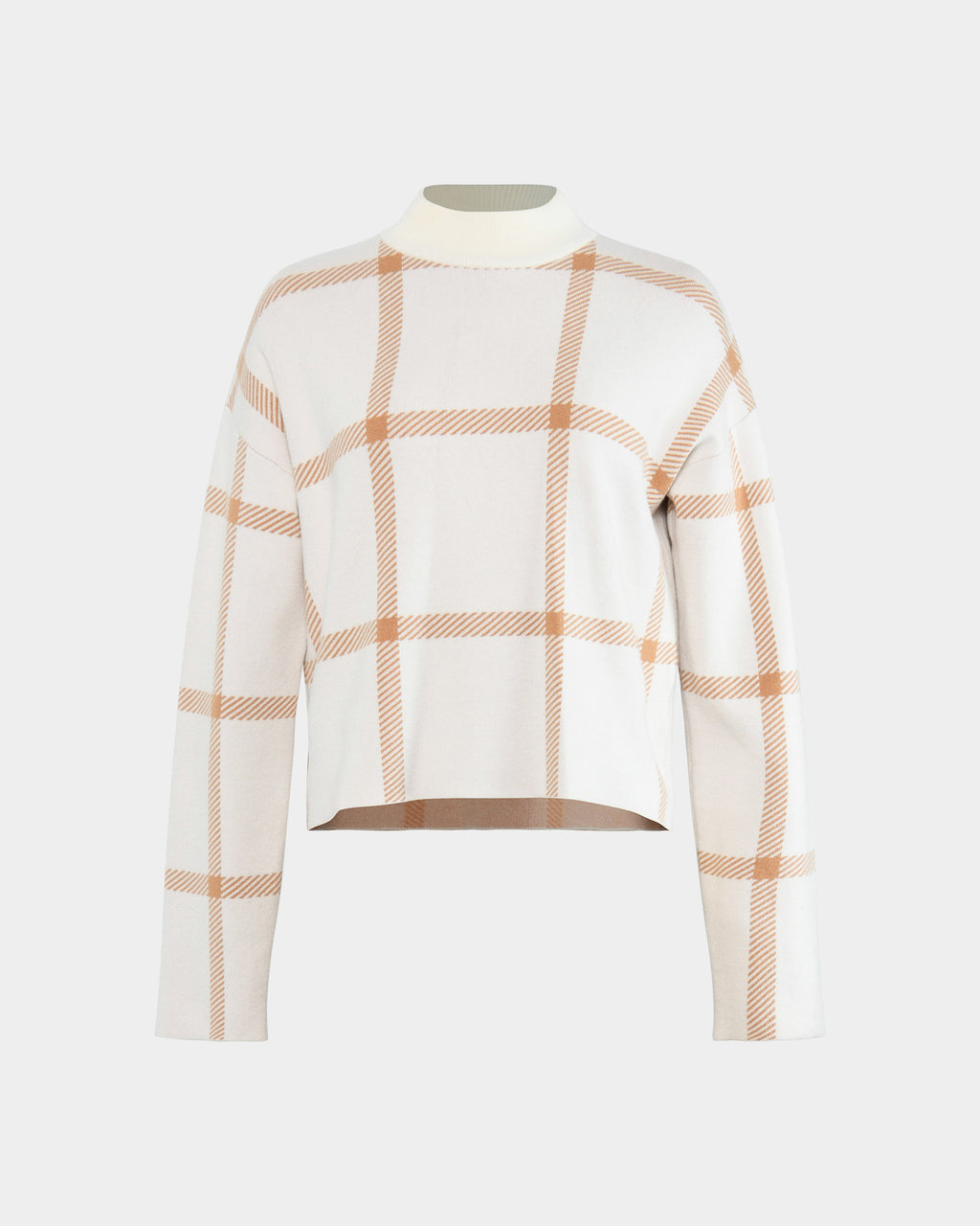 Evia Mock Neck Knit Jumper