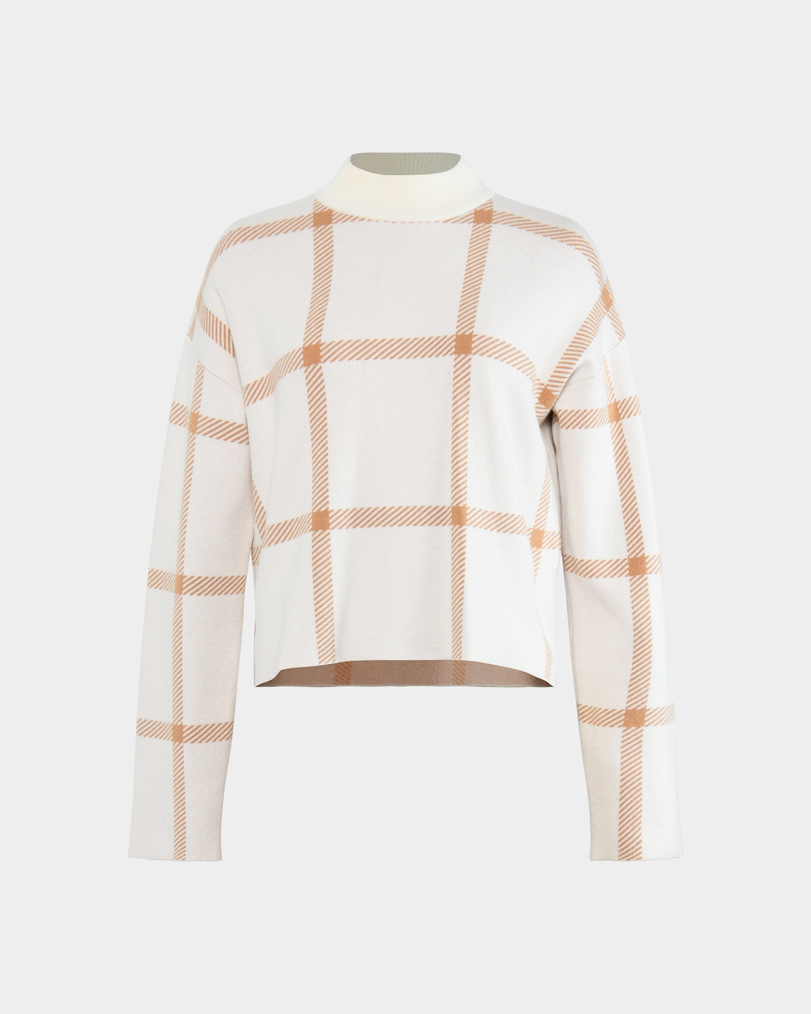 Evia Mock Neck Knit Jumper